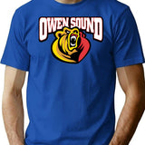 Owen Sound Attack Classic T Shirt T-Shirt for Men & Women, T-Shirts Graphic Tee - Blue