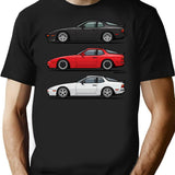 P 944 951 Turbo Trio T-Shirt for Men & Women, T-Shirts Graphic Tee - Black