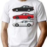 P 944 951 Turbo Trio T-Shirt for Men & Women, T-Shirts Graphic Tee - White