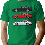 P 944 951 Turbo Trio T-Shirt for Men & Women, T-Shirts Graphic Tee - Green