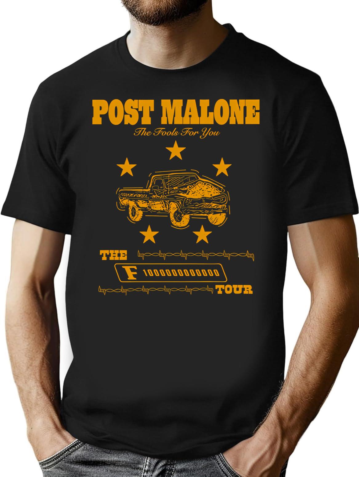 P O St T-Shirt for Men & Women, T-Shirts Graphic Tee - Black