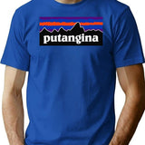 PUTANGINA Logo Premium Heavyweight Cotton T-Shirt - Blue