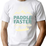 Paddle Faster I Hear Banjos - Vintage Essential T-Shirt for Men & Women, T-Shirts Graphic Tee - White