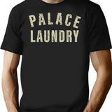 Palace Laundry T-Shirt for Men & Women, T-Shirts Graphic Tee - Black