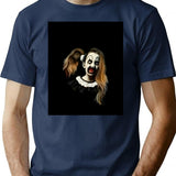 Pale Little Girl The Creepy Little Evil Entity T-Shirt for Men & Women, T-Shirts Graphic Tee - Navy