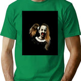Pale Little Girl The Creepy Little Evil Entity T-Shirt for Men & Women, T-Shirts Graphic Tee - Green