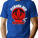 Panama Red Retro Club T-Shirt for Men & Women, T-Shirts Graphic Tee - Blue