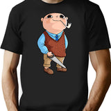 Pappa Alfons T-Shirt for Men & Women, T-Shirts Graphic Tee - Black