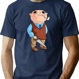 Pappa Alfons T-Shirt for Men & Women, T-Shirts Graphic Tee - Navy