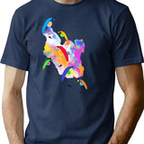 Paraglider Paragliding Color Pilot Thermals Acro T-Shirt for Men & Women, T-Shirts Graphic Tee - Navy