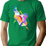 Paraglider Paragliding Color Pilot Thermals Acro T-Shirt for Men & Women, T-Shirts Graphic Tee - Green