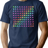 Partyparrot - Conga Party T-Shirt for Men & Women, T-Shirts Graphic Tee - Navy