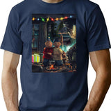 Pat Mat T-Shirt for Men & Women, T-Shirts Graphic Tee - Navy