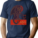 Pazuzu T-Shirt for Men & Women, T-Shirts Graphic Tee - Navy
