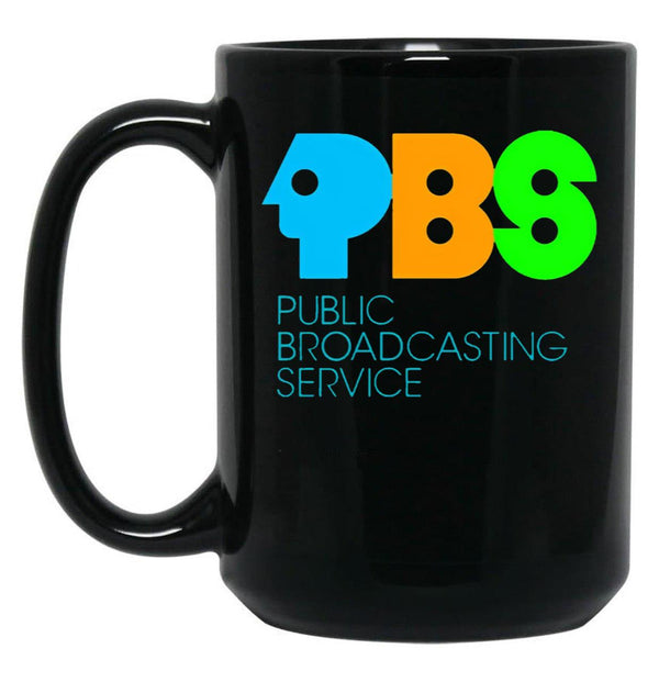 Pbs Vintage Essential Coffee Mug Black Coffee Mug, Gift Coffee Mug - Black