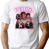 Pedro Pascal Vintage Bootleg Print Design T-Shirt for Men & Women, T-Shirts Graphic Tee - White