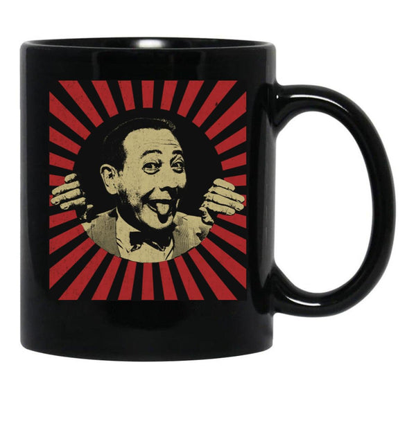 Pee Wee Herman Black Coffee Mug, Gift Coffee Mug - Black