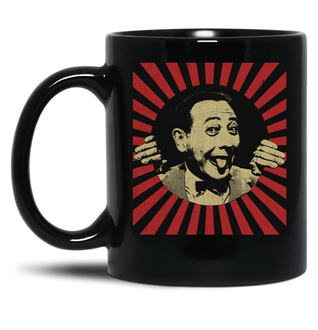 Pee Wee Herman Black Coffee Mug, Gift Coffee Mug