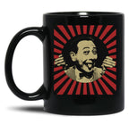 Pee Wee Herman Black Coffee Mug, Gift Coffee Mug