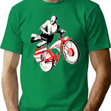 Pee Wee Herman_S Big Adventure Bike Funny Peewee T-Shirt for Men & Women, T-Shirts Graphic Tee - Green