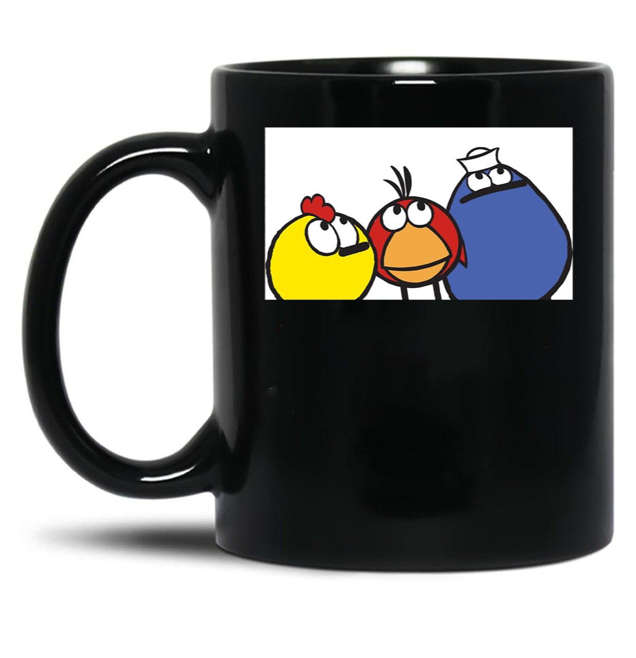 Peep and The Big Wide World Black Coffee Mug, Gift Coffee Mug