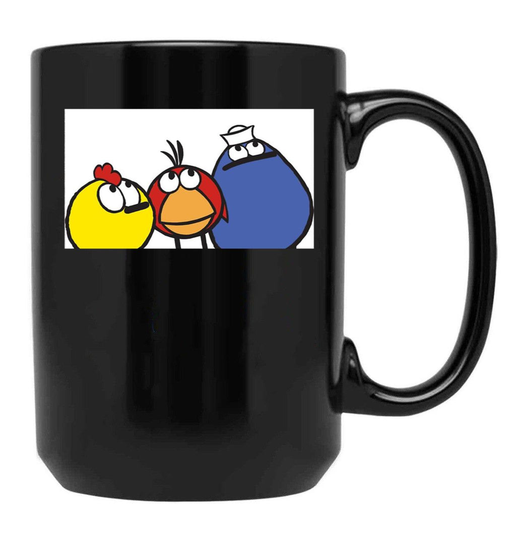 Peep and The Big Wide World Black Coffee Mug, Gift Coffee Mug