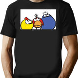 Peep and The Big Wide World Premium Heavyweight Cotton T-Shirt - Black