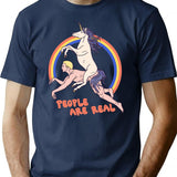 People Are Real T-Shirt for Men & Women, T-Shirts Graphic Tee - Navy