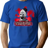 People Call Me Art The Clown Retro Vintage T-Shirt for Men & Women, T-Shirts Graphic Tee - Blue