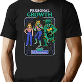 Personal Growth T-Shirt for Men & Women, T-Shirts Graphic Tee - Black