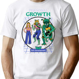 Personal Growth T-Shirt for Men & Women, T-Shirts Graphic Tee - White