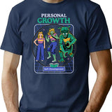 Personal Growth T-Shirt for Men & Women, T-Shirts Graphic Tee - Navy