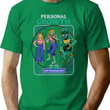 Personal Growth T-Shirt for Men & Women, T-Shirts Graphic Tee - Green