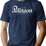 Peterson T-Shirt for Men & Women, T-Shirts Graphic Tee - Navy