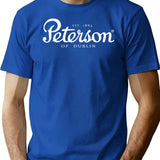 Peterson T-Shirt for Men & Women, T-Shirts Graphic Tee - Blue