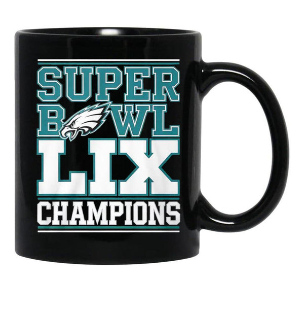 Philadelphia Super Champions Black Coffee Mug, Gift Coffee Mug - Black