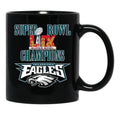 Philadelphia Super Champions Black Coffee Mug, Gift Coffee Mug - Black