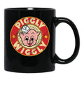 Piggly Wiggly Vintage Retro Black Coffee Mug, Gift Coffee Mug - Black