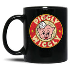 Piggly Wiggly Vintage Retro Black Coffee Mug, Gift Coffee Mug