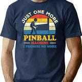 Pinball T-Shirt for Men & Women, T-Shirts Graphic Tee - Navy