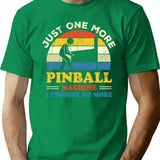 Pinball T-Shirt for Men & Women, T-Shirts Graphic Tee - Green