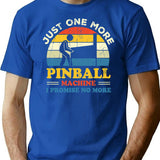 Pinball T-Shirt for Men & Women, T-Shirts Graphic Tee - Blue