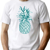 Pineapple T-Shirt for Men & Women, T-Shirts Graphic Tee - White