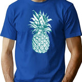 Pineapple T-Shirt for Men & Women, T-Shirts Graphic Tee - Blue