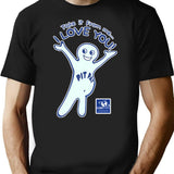 Pit Pat T-Shirt for Men & Women, T-Shirts Graphic Tee - Black