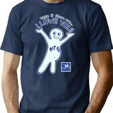 Pit Pat T-Shirt for Men & Women, T-Shirts Graphic Tee - Navy