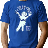 Pit Pat T-Shirt for Men & Women, T-Shirts Graphic Tee - Blue