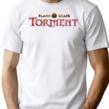 Planescape Torment Logo T-Shirt for Men & Women, T-Shirts Graphic Tee - White