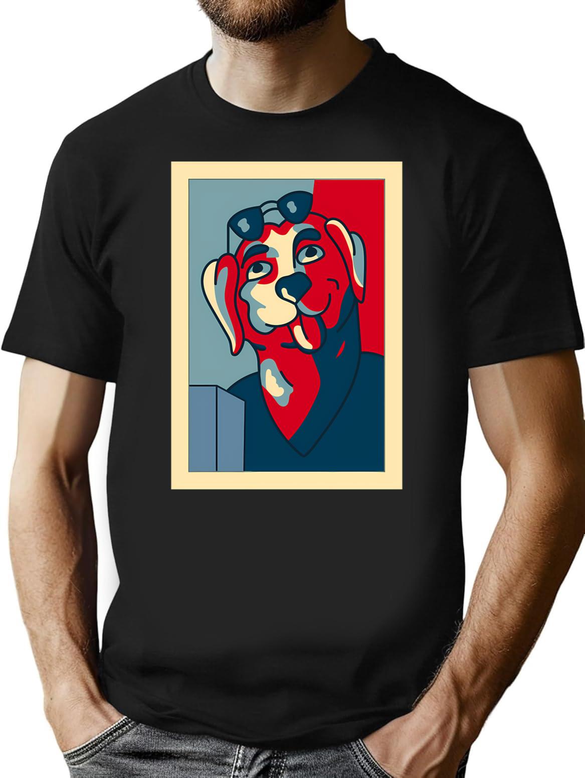 Plans For A Comeback Mr Peanutbutter For Governor Retro T-Shirt for Men & Women, T-Shirts Graphic Tee - Black