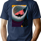 Poetry Mr.Dumb T-Shirt for Men & Women, T-Shirts Graphic Tee - Navy